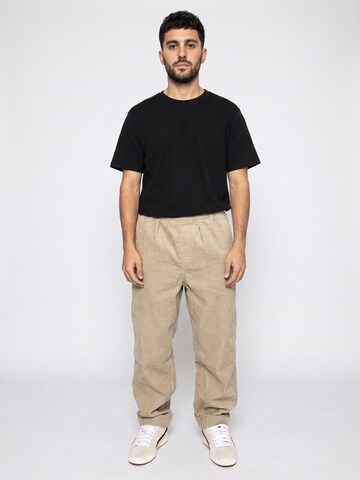 HUF Luźne Spodnie 'Leisure Skate Pant Khaki' w kolorze beżowy