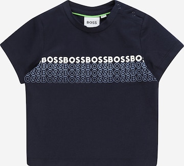 BOSS Kidswear Shirt in Blue: front