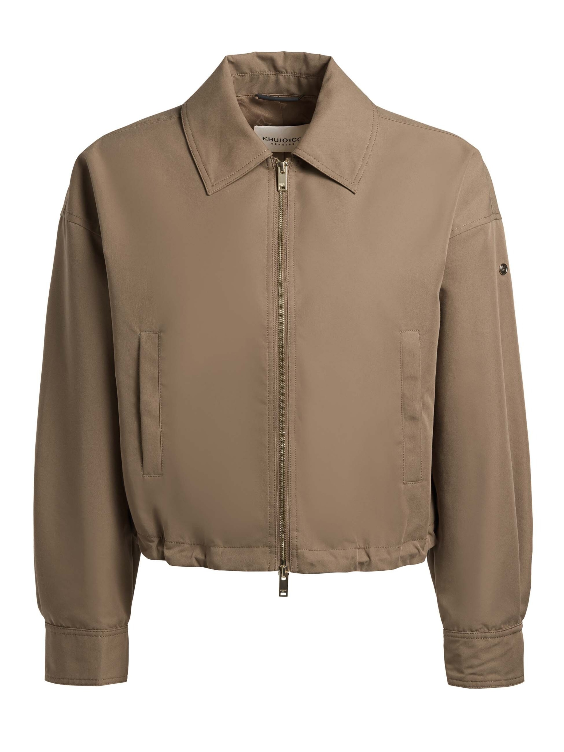 khujo - Chaqueta de entretiempo 'Tovee' en marrón: frente