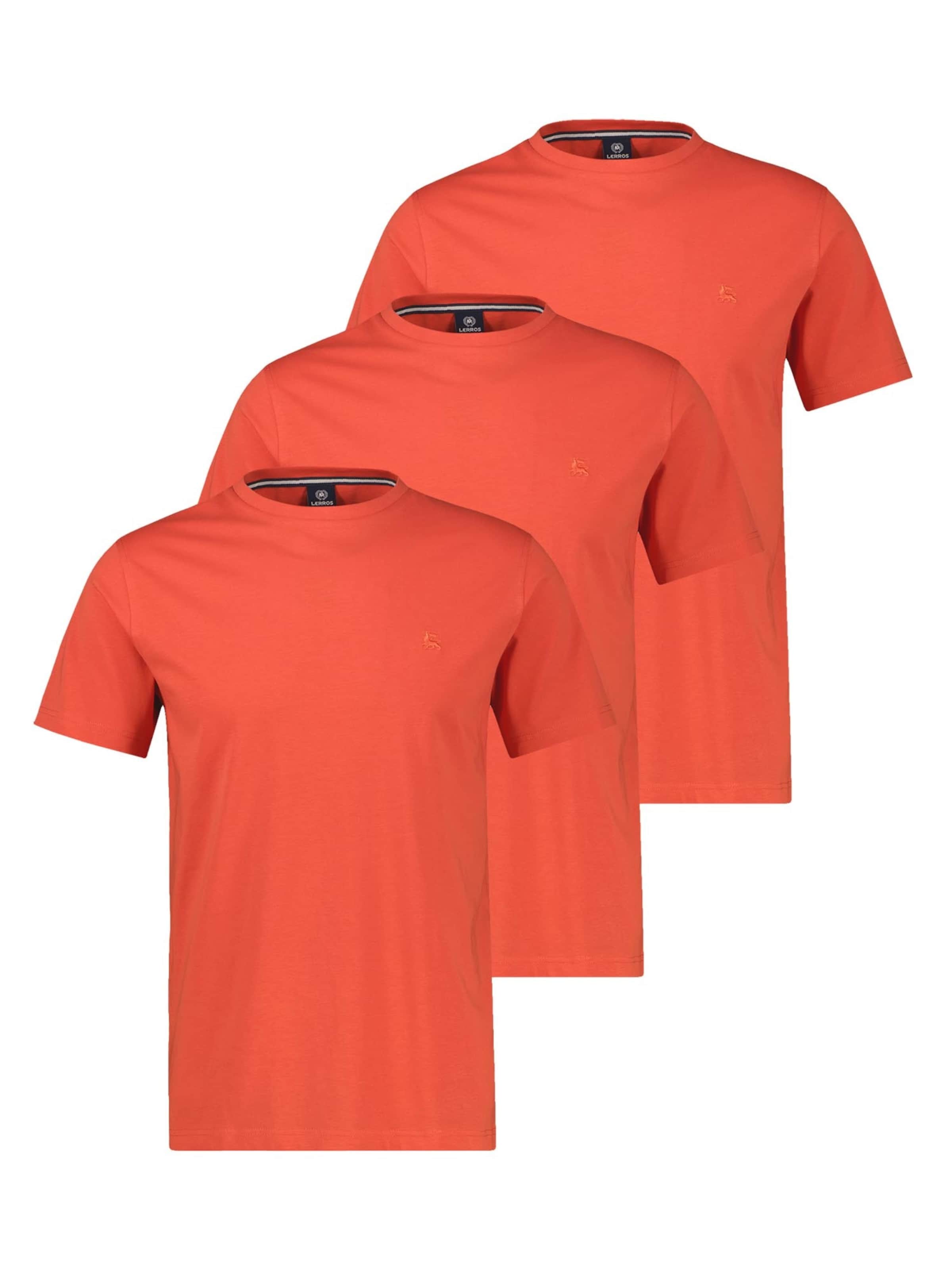 LERROS Shirt 'Basic'‌‌ in Rot: Vorderseite