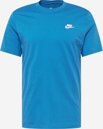 Nike Sportswear T-Shirt 'Club' in Blau: predná strana