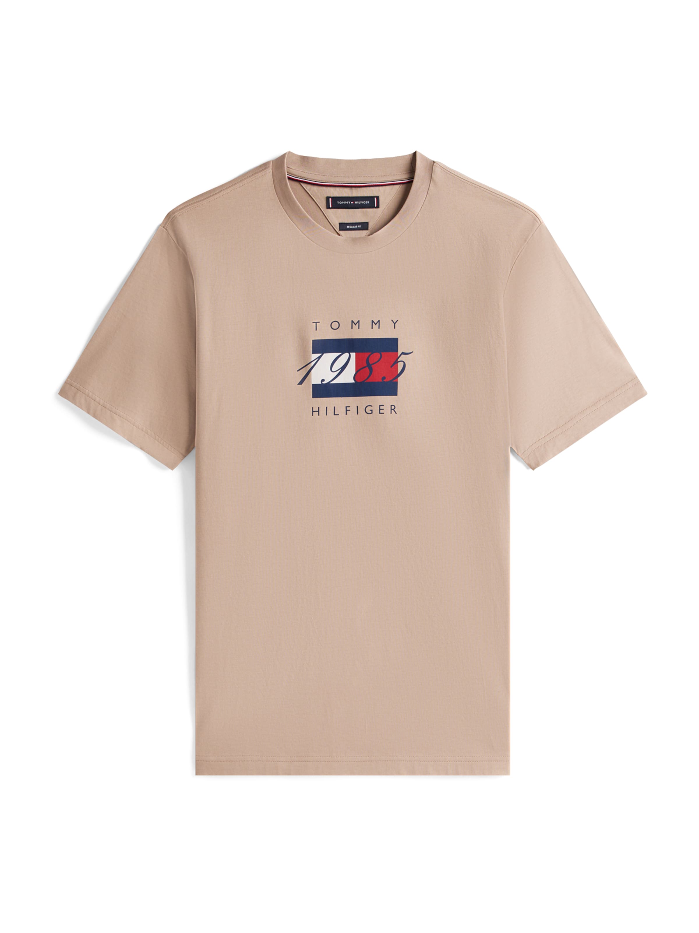 Tricou de la TOMMY HILFIGER pe bej: față