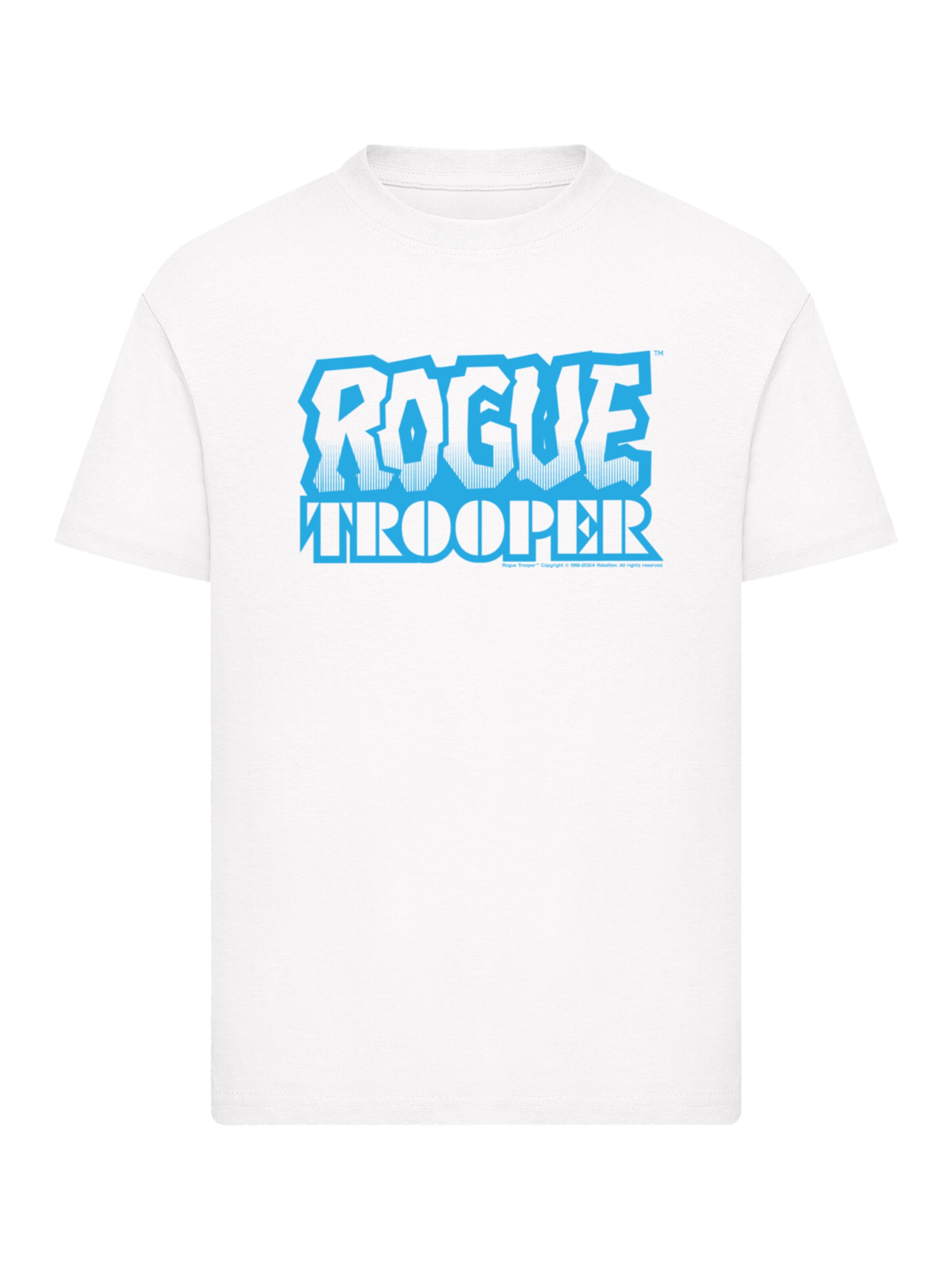 T-Shirt 'Rogue Trooper Comic Book' F4NT4STIC en blanc : devant