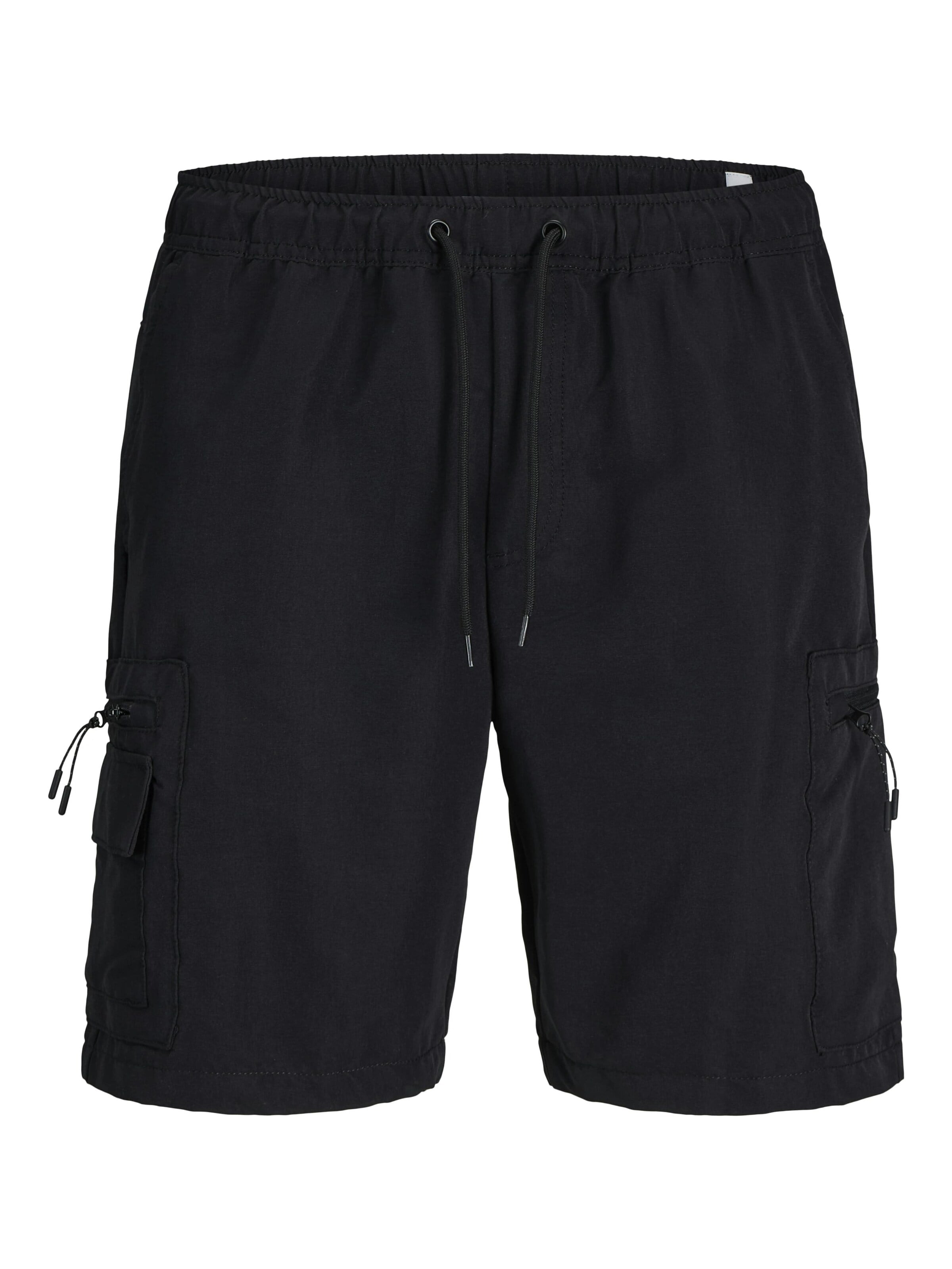 JACK & JONES Loosefit Cargohose‌‌‌‌‌‌ in Schwarz: Vorderseite
