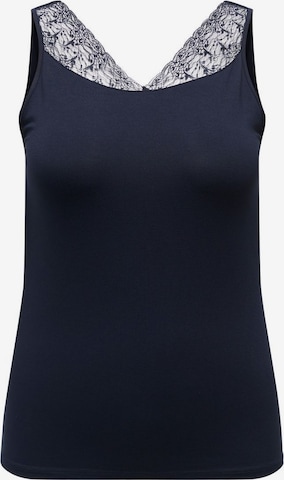 ONLY Carmakoma Top in Blau: Vorderseite