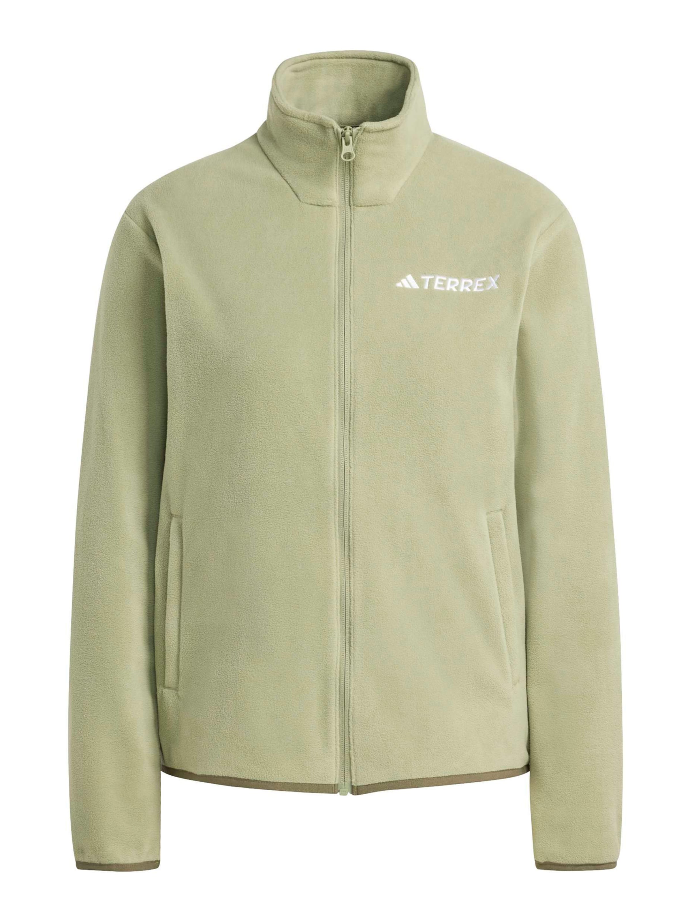 Jachetă  fleece funcțională 'Essentials' de la ADIDAS TERREX pe verde: față