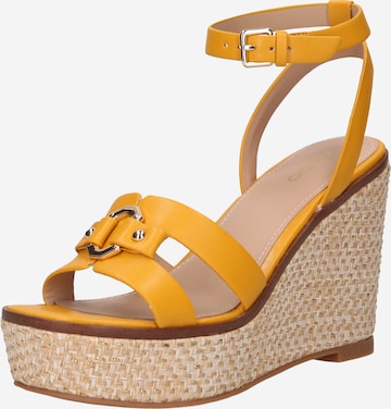 ALDO Sandals 'ONAN' in Yellow: front