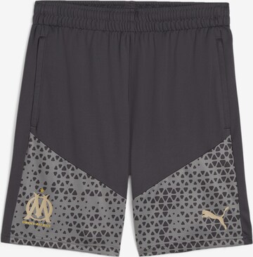 PUMA Regular Sportbroek 'Olympique de Marseille' in Grijs: voorkant