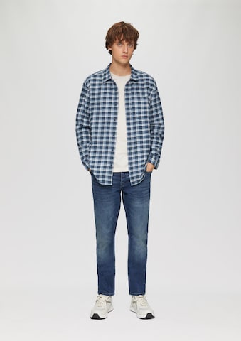 Coupe regular Chemise QS en bleu