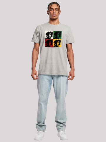 T-Shirt 'Bob Marley' F4NT4STIC en gris
