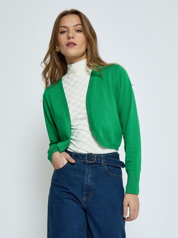 Peppercorn Knit Cardigan 'Dina' in Green: front