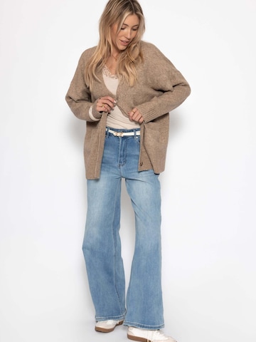 SASSYCLASSY Oversizestrickjacke‌‌‌‌‌‌‌‌ in Grau