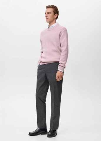 MANGO MAN Pullover 'Parky' in Pink