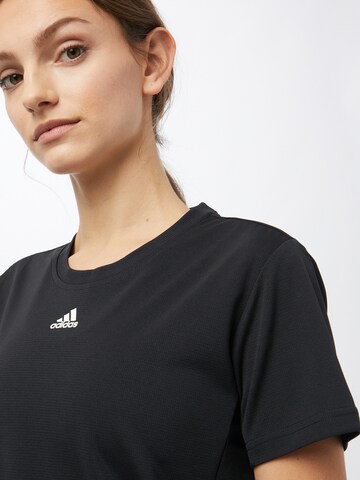 ADIDAS SPORTSWEAR Skinny Performance Shirt 'NECESSI' in Black