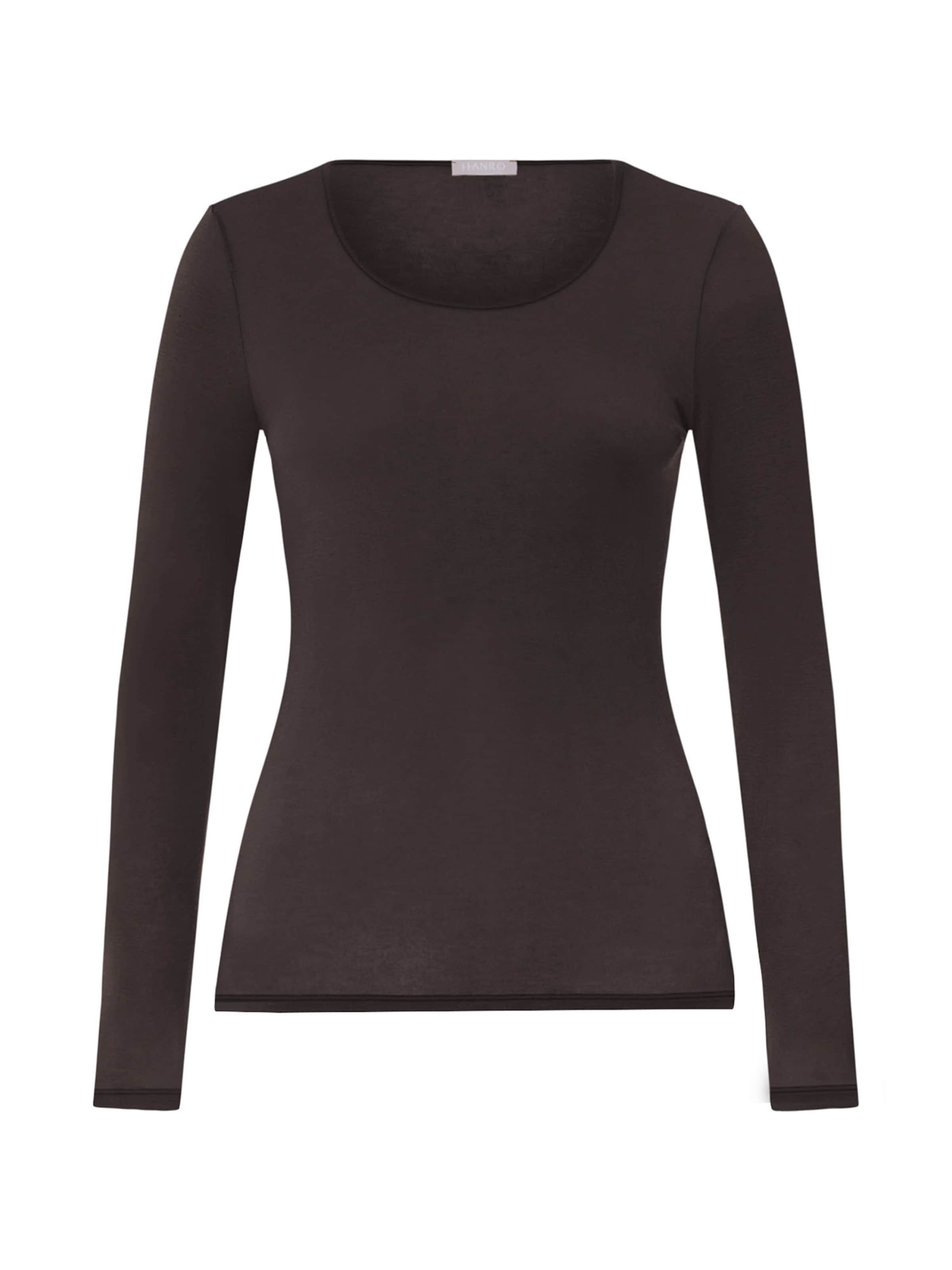 T-shirt ' Ultralight Wool ' Hanro en marron : devant