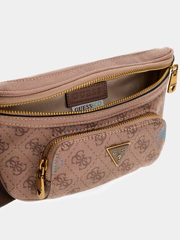 GUESS Gürteltasche 'Milano' in Braun