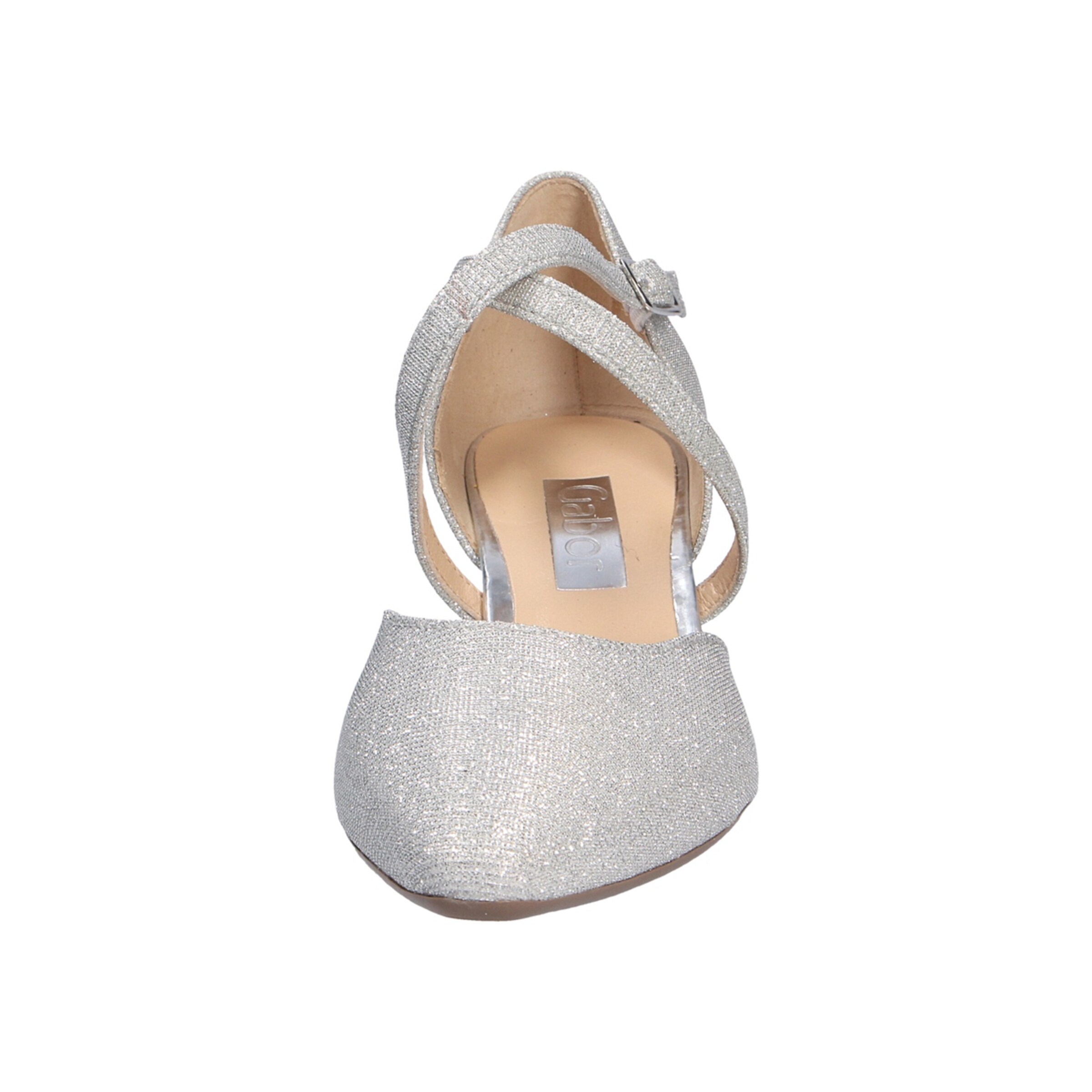 GABOR Czółenka w kolorze srebrny