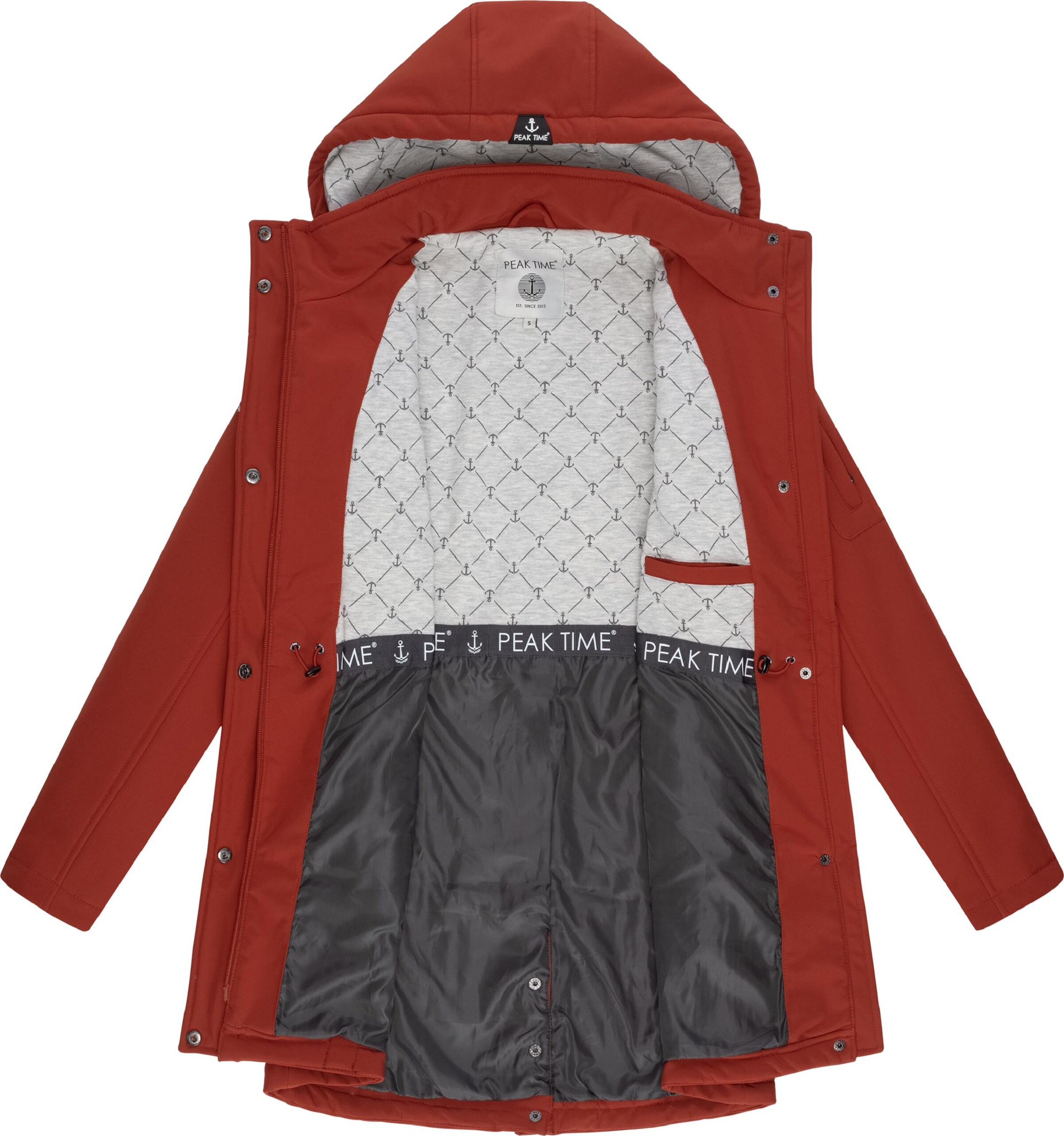 Peak Time Funktionsmantel in Rot