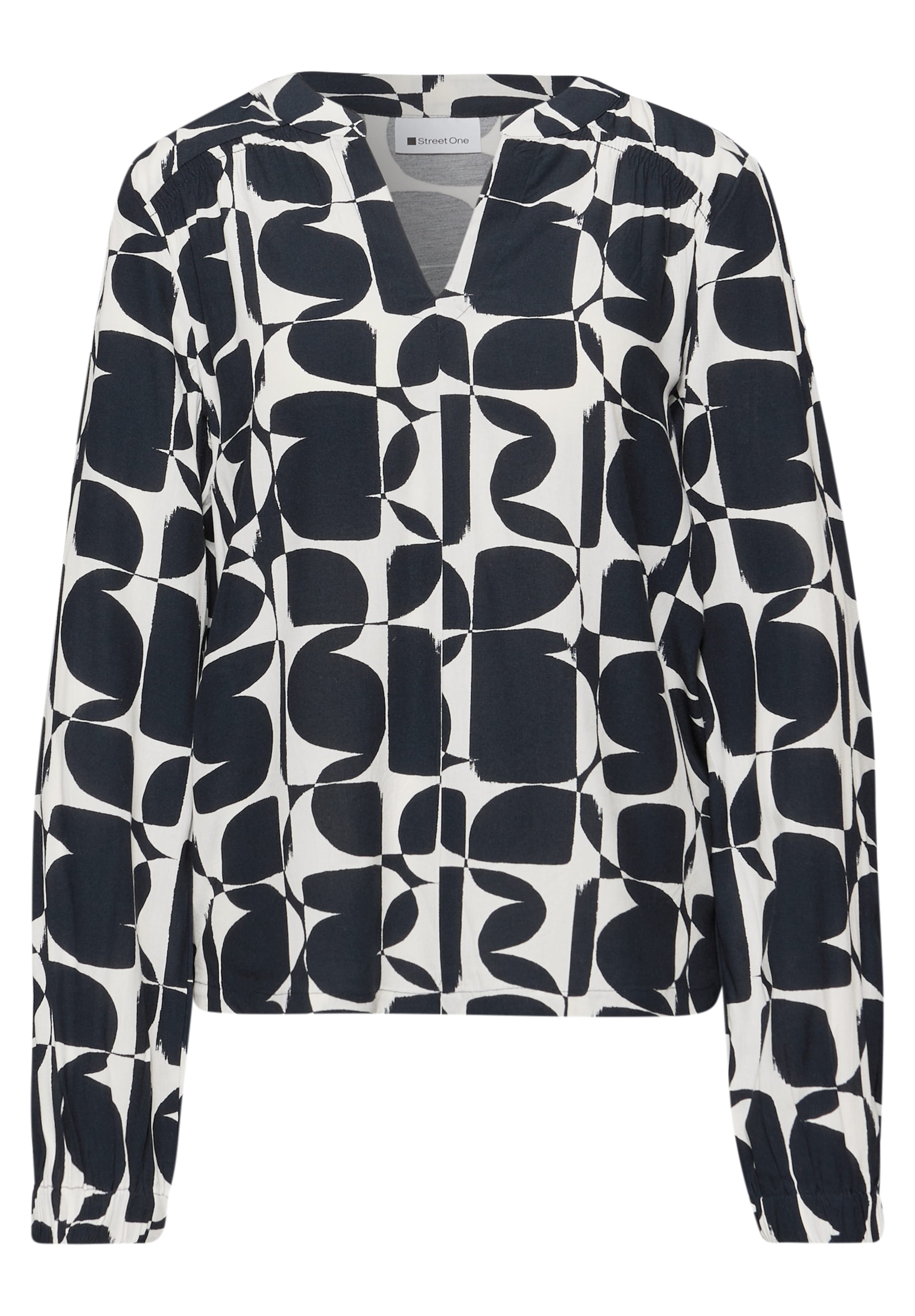 STREET ONE Blouse in Blue: front