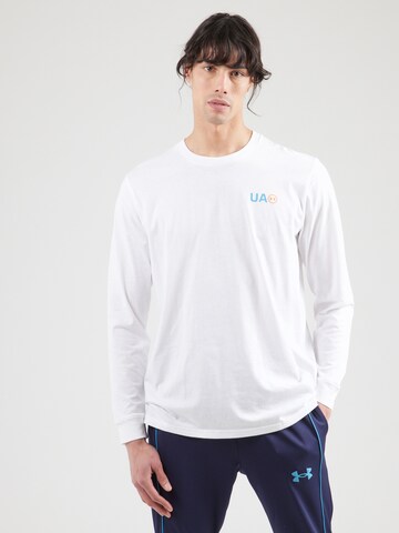 T-Shirt fonctionnel UNDER ARMOUR en blanc