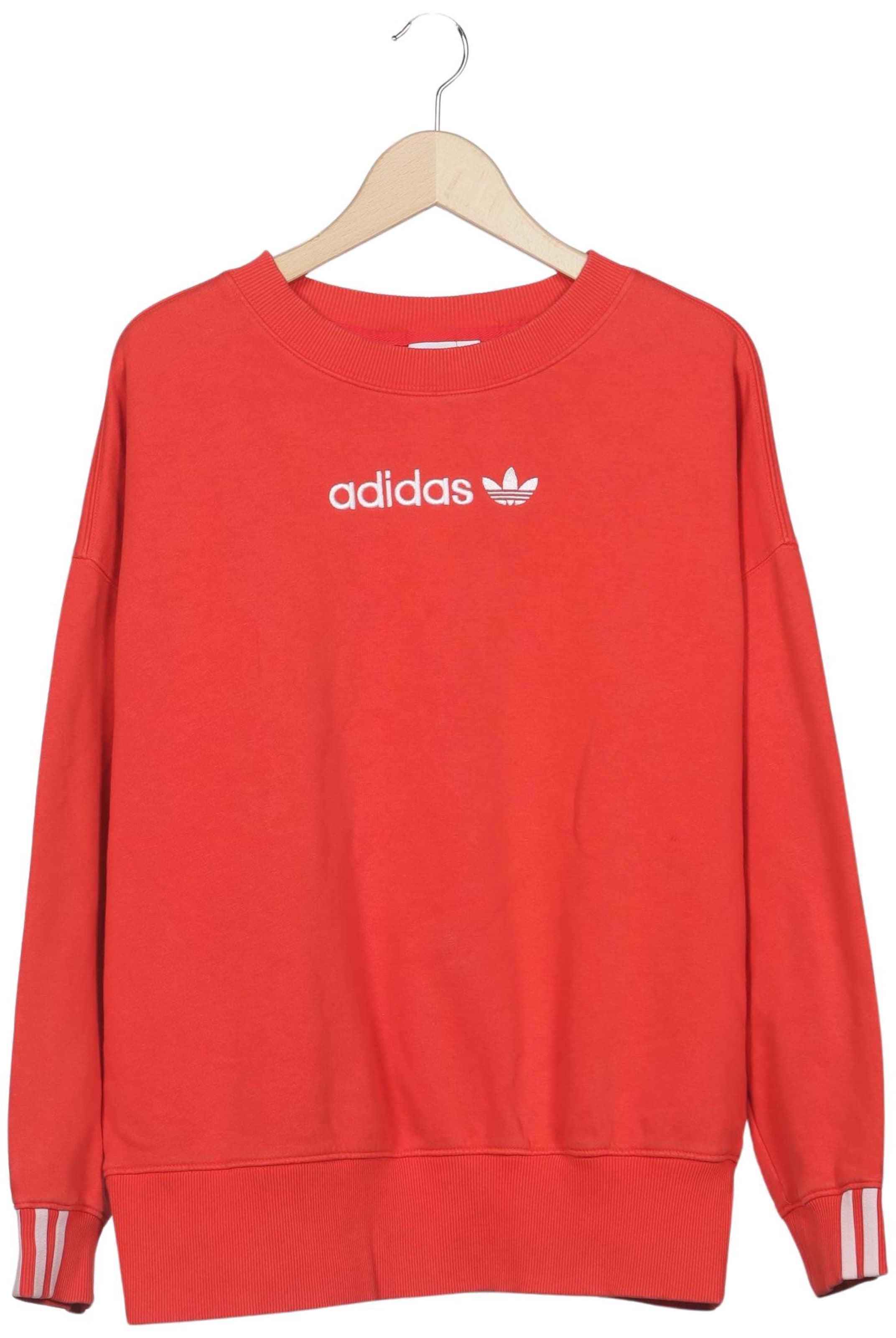 ADIDAS ORIGINALS Sweatshirt & Zip-Up Hoodie in M in Red: front