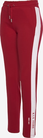 H.I.S Regular Pants in Red: front