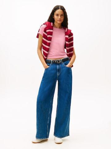 Tommy Jeans Футболка в Ярко-розовый