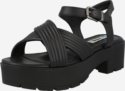Sandale cu baretă 'CURIE' MTNG pe negru, Vizualizare produs