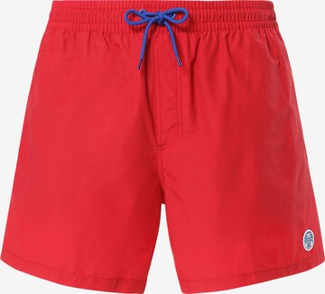 North Sails Badeshorts in Rot: predná strana