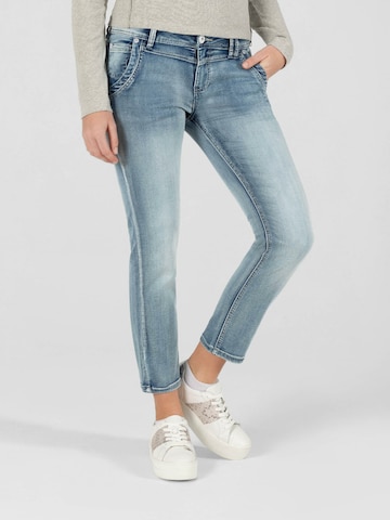 TIMEZONE Slimfit Jeans 'Nali' in Blauw: voorkant