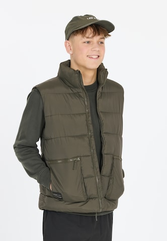 Les'Arcs Bodywarmer 'Mackod' in Groen: voorkant