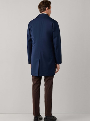 Hackett London Between-seasons coat in Blue