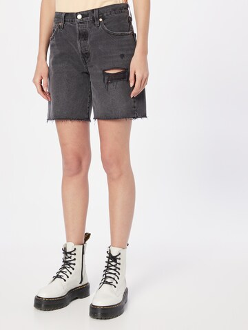 LEVI'S ® regular Τζιν '501 90s Short' σε μαύρο: μπροστά