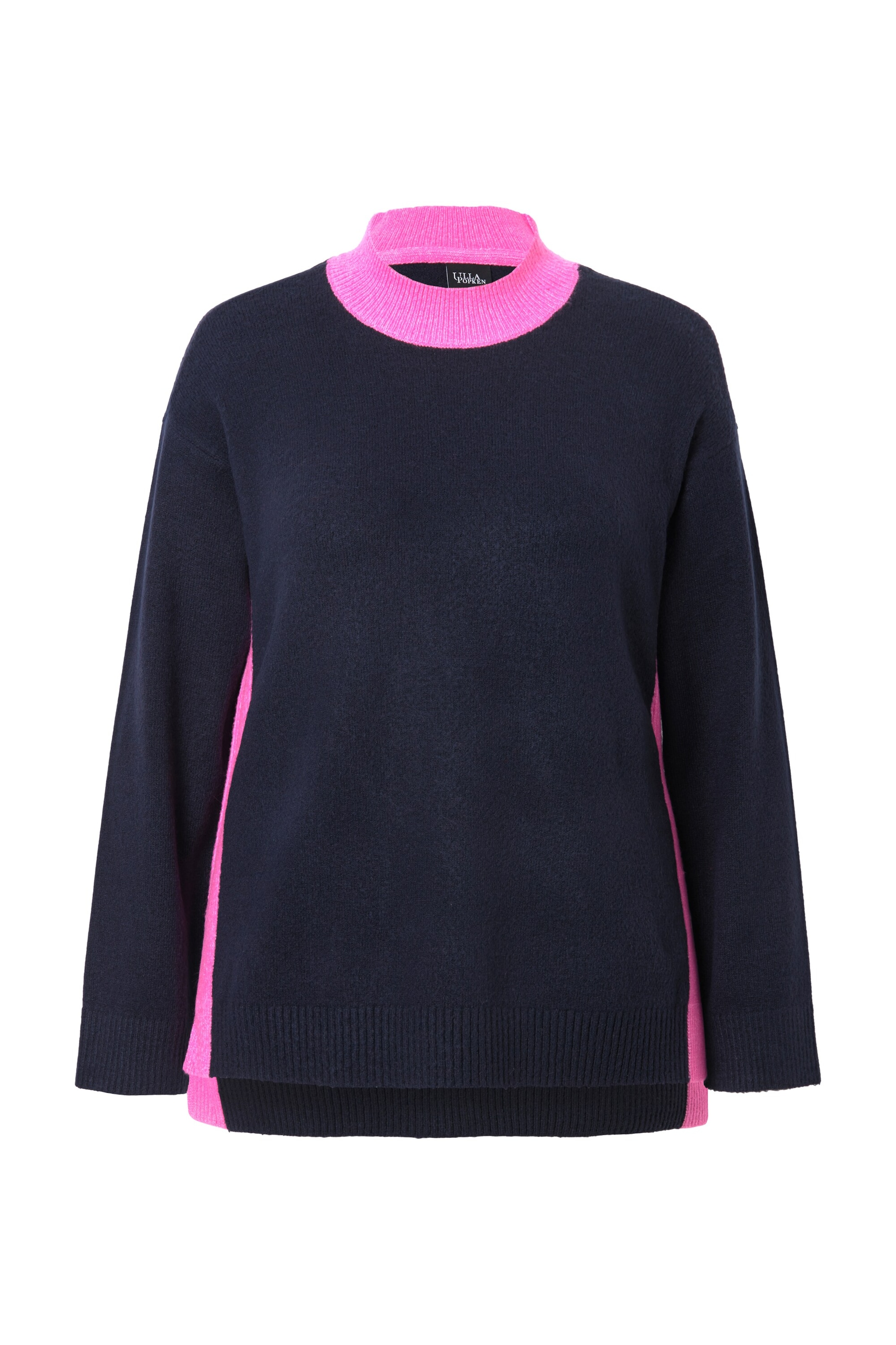 Ulla Popken Trui in Blauw: voorkant