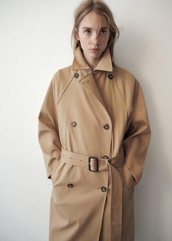 MANGO Övergångskappa 'TUTOM' i beige