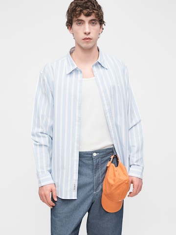 mėlyna Carhartt WIP Standartinis modelis Marškiniai 'Deven'