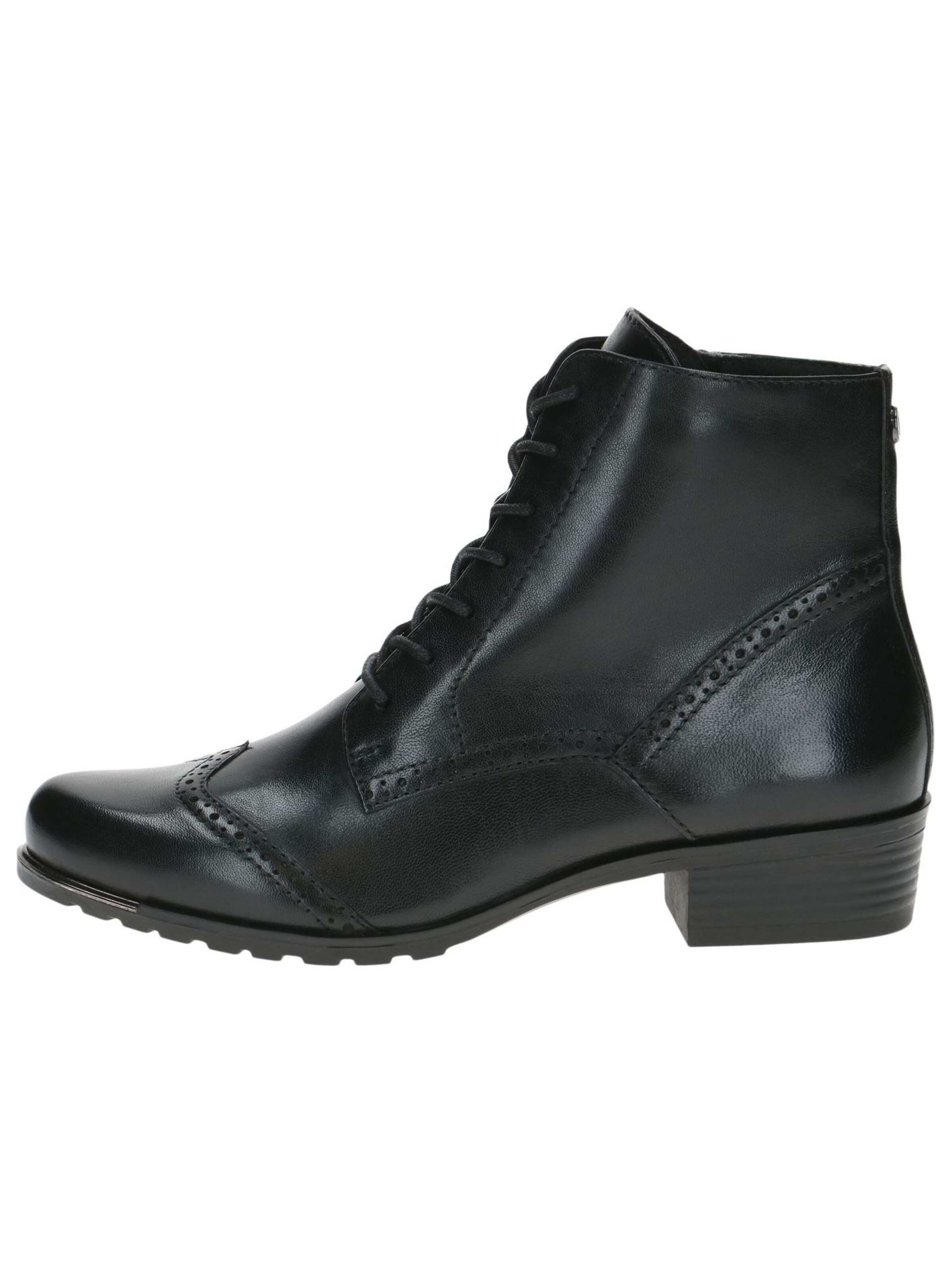 CAPRICE Veterlaarsjes in Zwart