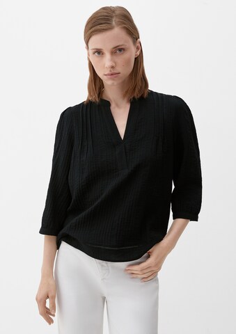 Camicia da donna di s.Oliver in nero: frontale