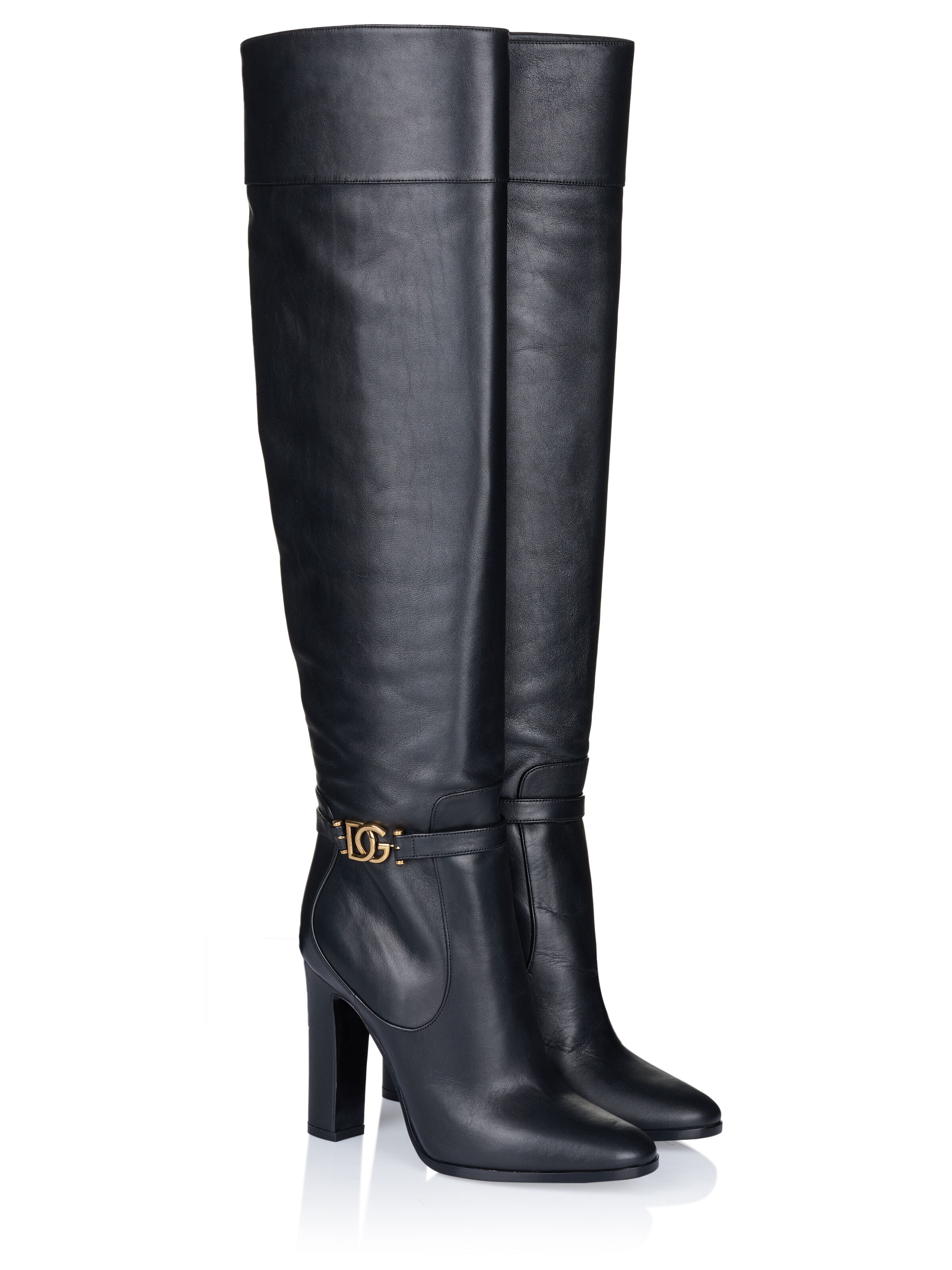 Overknee 'Dolce & Gabbana Stiefel' di DOLCE & GABBANA in nero