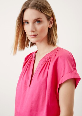 Camicia da donna di s.Oliver BLACK LABEL in rosa