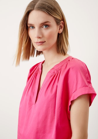 Camicia da donna di s.Oliver BLACK LABEL in rosa