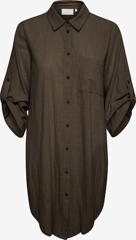 Robe-chemise Kaffe en vert : devant