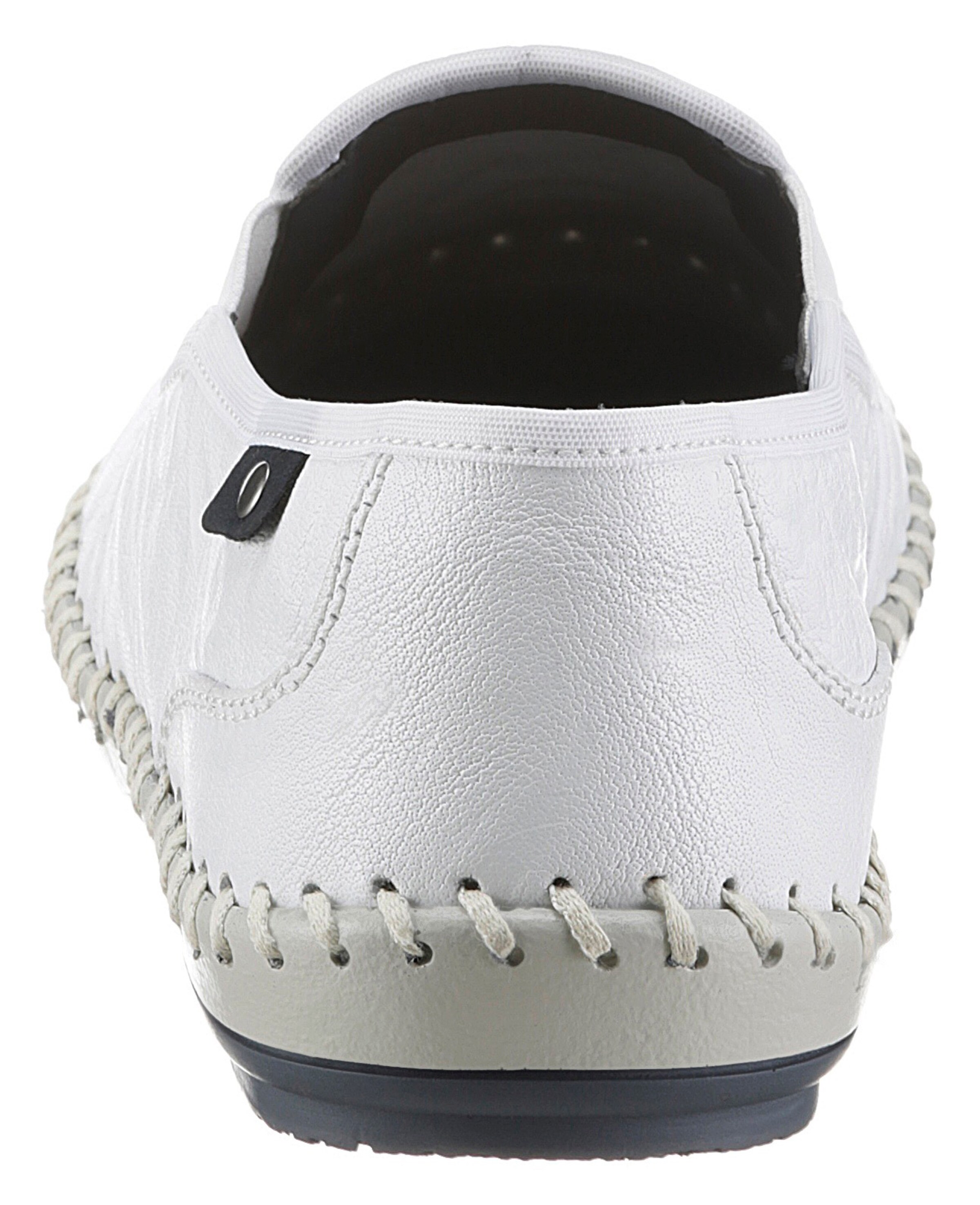 Rieker Slip-ons in Wit