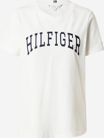 TOMMY HILFIGER Shirt 'Varisty' in Beige: voorkant