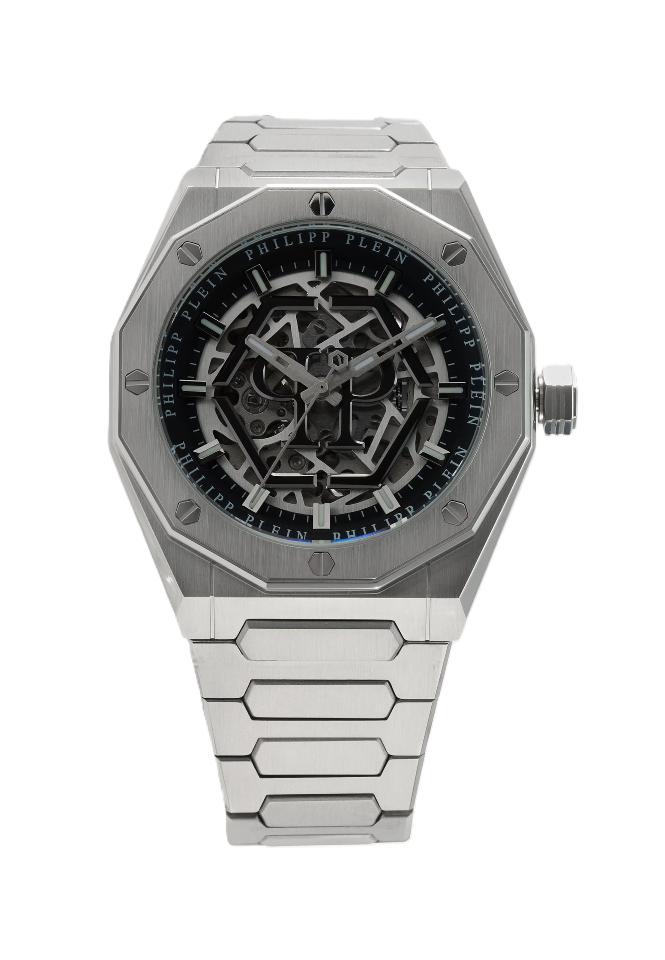 Philipp Plein Uhr in Silber: Vorderseite