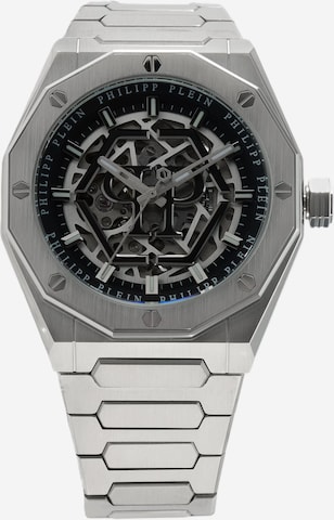 Montre à affichage analogique Philipp Plein en argent : devant