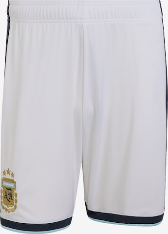 Regular Pantalon de sport 'Argentinien 26' ADIDAS PERFORMANCE en blanc : devant