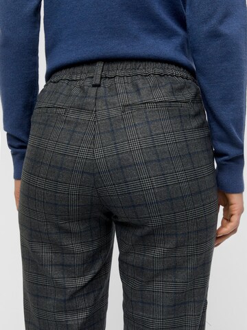 OBJECT Tapered Trousers 'OBJLISA' in Grey