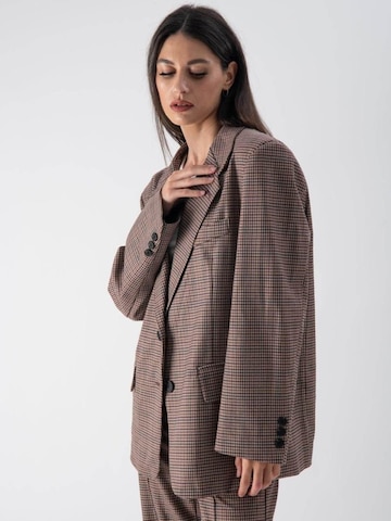 MND Blazer 'Quadro' in Brown