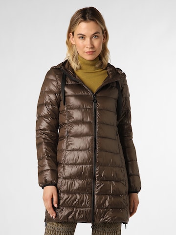 Marie Lund Winter Coat ' ' in Brown: front